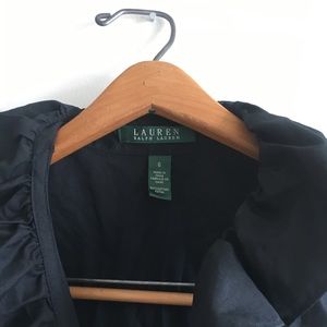 COPY - Lauren Ralph Lauren Ruffled Black work blouse